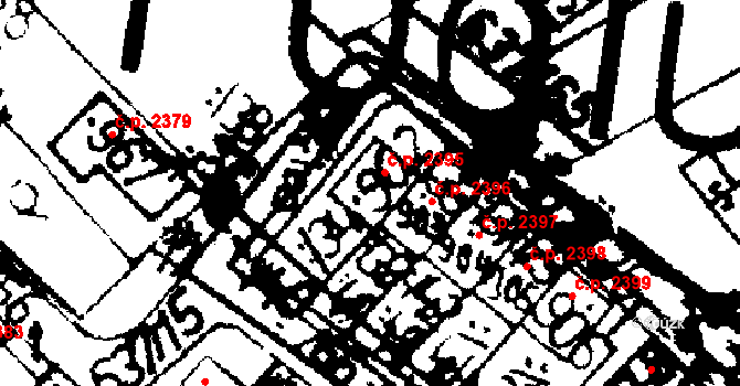 Podlusky 2395, Roudnice nad Labem na parcele st. 902 v KÚ Podlusky, Katastrální mapa