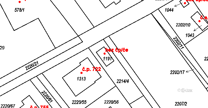 Kardašova Řečice 47, Katastrální mapa