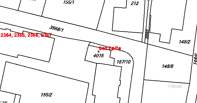 Dvůr Králové nad Labem 43108296 na parcele st. 4015 v KÚ Dvůr Králové nad Labem, Katastrální mapa
