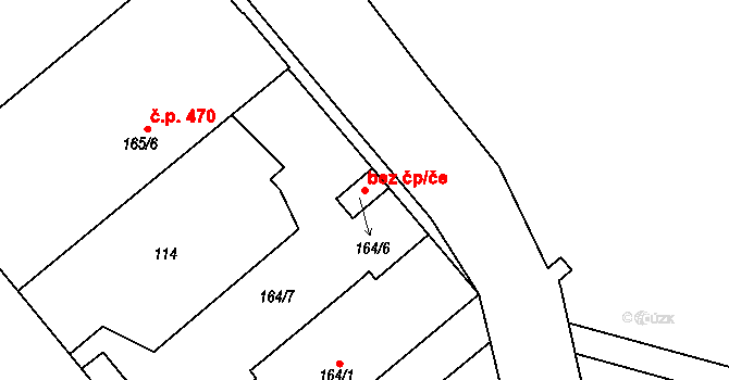 Náměšť nad Oslavou 44063296 na parcele st. 164/6 v KÚ Náměšť nad Oslavou, Katastrální mapa