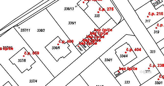 Rudolfov 47975296 na parcele st. 336/8 v KÚ Rudolfov u Českých Budějovic, Katastrální mapa