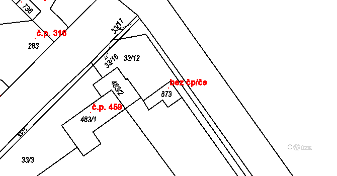 Lysá nad Labem 93685297 na parcele st. 873 v KÚ Litol, Katastrální mapa