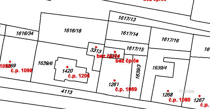Dvůr Králové nad Labem 41887298 na parcele st. 3314 v KÚ Dvůr Králové nad Labem, Katastrální mapa