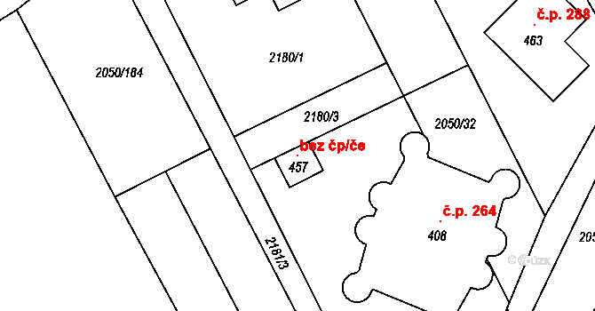 Tísek 118875299 na parcele st. 457 v KÚ Tísek, Katastrální mapa