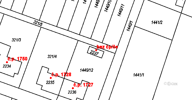 Hořice 45946299 na parcele st. 2237 v KÚ Hořice v Podkrkonoší, Katastrální mapa