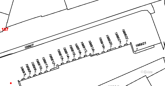 Horní Předměstí 380,381,382,383,384,, Trutnov na parcele st. 1873 v KÚ Trutnov, Katastrální mapa