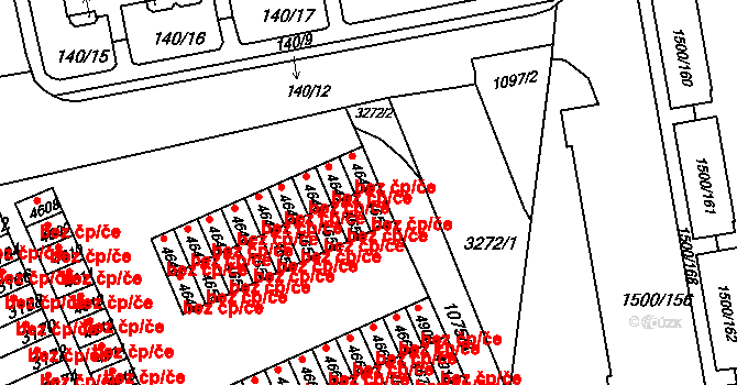 Kroměříž 45006300 na parcele st. 4657 v KÚ Kroměříž, Katastrální mapa