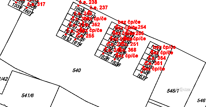 Ostopovice 248, Katastrální mapa