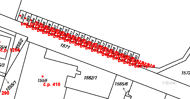 Kosmonosy 45289301 na parcele st. 30/16 v KÚ Kosmonosy, Katastrální mapa