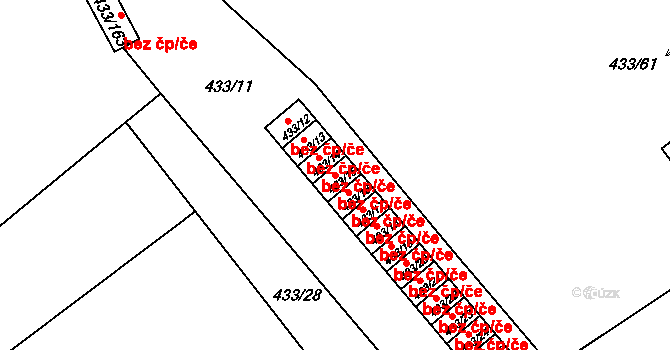 Sokolov 49731301 na parcele st. 433/15 v KÚ Sokolov, Katastrální mapa