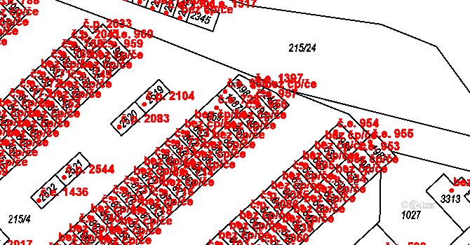 Sezimovo Ústí 708, Katastrální mapa