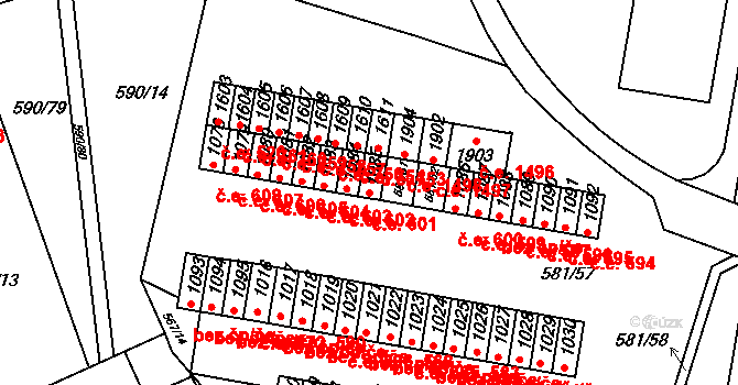 Ivančice 46015302 na parcele st. 1085 v KÚ Ivančice, Katastrální mapa