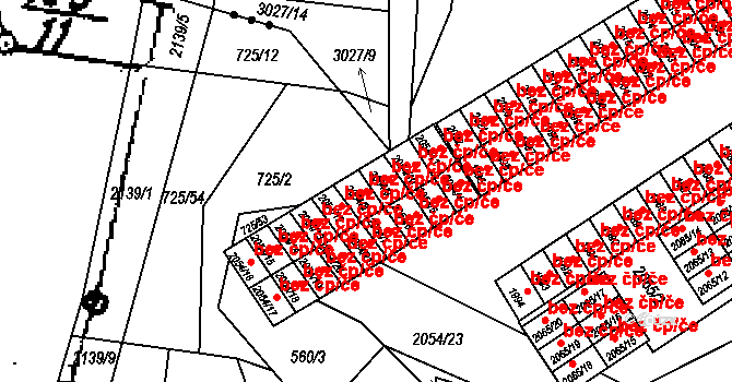 Štramberk 88567303 na parcele st. 2054/8 v KÚ Štramberk, Katastrální mapa