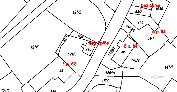 Vršovice 96233303 na parcele st. 238 v KÚ Vršovice u Opavy, Katastrální mapa