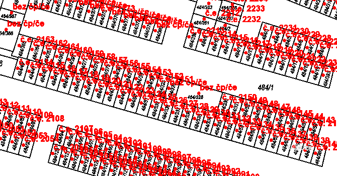 Havířov 38748304 na parcele st. 484/326 v KÚ Bludovice, Katastrální mapa