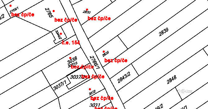 Těšice 181, Mikulčice, Katastrální mapa