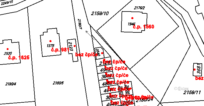 Rožnov pod Radhoštěm 45682305 na parcele st. 3540 v KÚ Rožnov pod Radhoštěm, Katastrální mapa