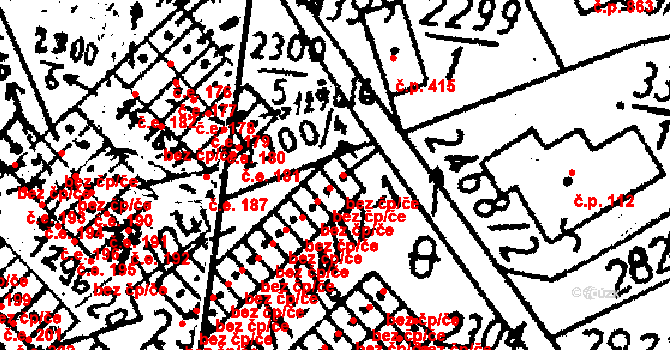 Kamenický Šenov 39753310 na parcele st. 1104/1 v KÚ Kamenický Šenov, Katastrální mapa