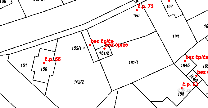 Praha 42616310 na parcele st. 161/2 v KÚ Miškovice, Katastrální mapa