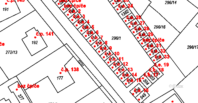 Jarošov nad Nežárkou 47552310 na parcele st. 213 v KÚ Jarošov nad Nežárkou, Katastrální mapa