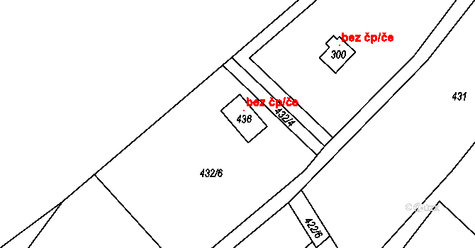 Třinec 106273311 na parcele st. 436 v KÚ Karpentná, Katastrální mapa