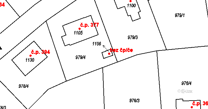 Rynholec 42086311 na parcele st. 1106 v KÚ Rynholec, Katastrální mapa