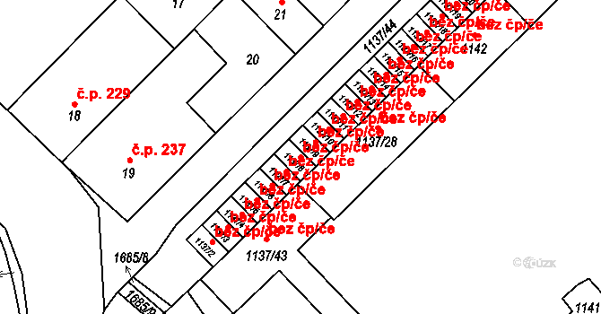 Zbýšov 42578311 na parcele st. 1137/8 v KÚ Zbýšov u Oslavan, Katastrální mapa