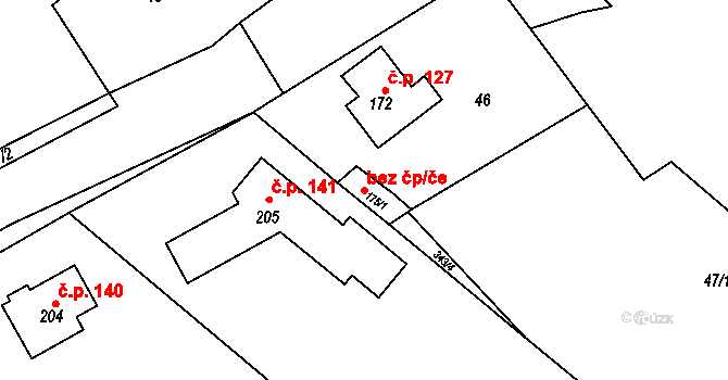 Konětopy 43041311 na parcele st. 175/1 v KÚ Konětopy, Katastrální mapa