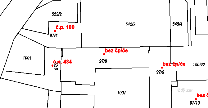 Hradec Králové 48880311 na parcele st. 97/8 v KÚ Svobodné Dvory, Katastrální mapa