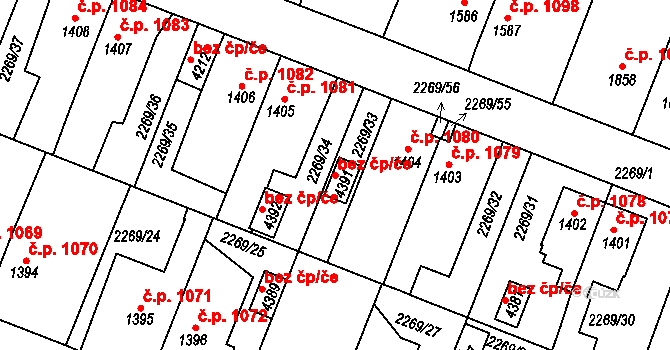 Rakovník 49930311 na parcele st. 4391 v KÚ Rakovník, Katastrální mapa