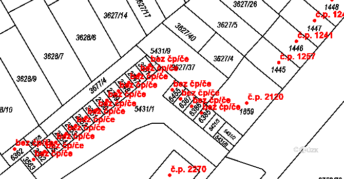 Břeclav 101192312 na parcele st. 6455 v KÚ Břeclav, Katastrální mapa