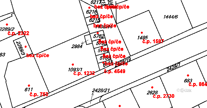 Jablonec nad Nisou 2315, Katastrální mapa