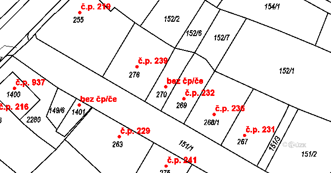 Nýrsko 49527312 na parcele st. 270 v KÚ Nýrsko, Katastrální mapa