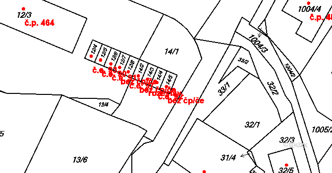 Říčany 46046313 na parcele st. 14/5 v KÚ Říčany u Brna, Katastrální mapa