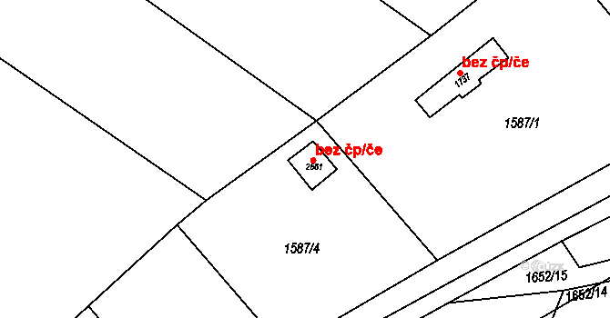 Čáslav 43254314 na parcele st. 2681 v KÚ Čáslav, Katastrální mapa