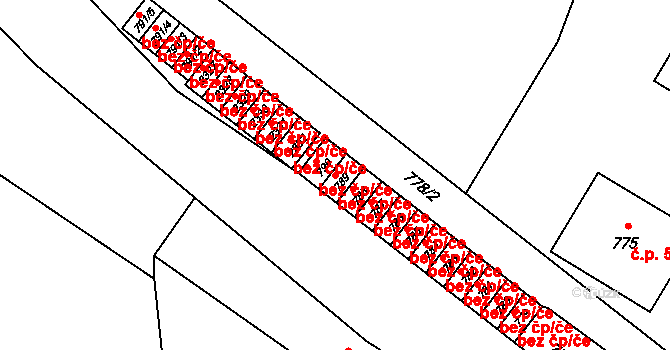 Velká Bystřice 40896315 na parcele st. 789 v KÚ Velká Bystřice, Katastrální mapa