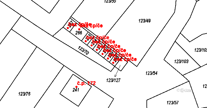 Senetářov 39826317 na parcele st. 210 v KÚ Senetářov, Katastrální mapa