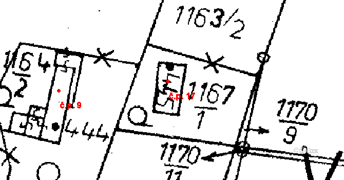 Valdov 17, Jablonné v Podještědí na parcele st. 445 v KÚ Jablonné v Podještědí, Katastrální mapa