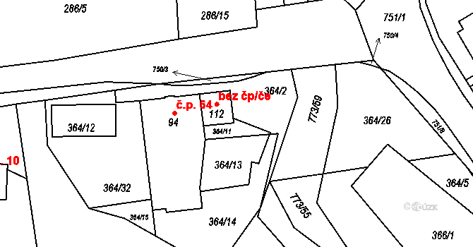 Hrabůvka 38784319 na parcele st. 112 v KÚ Hrabůvka u Hranic, Katastrální mapa