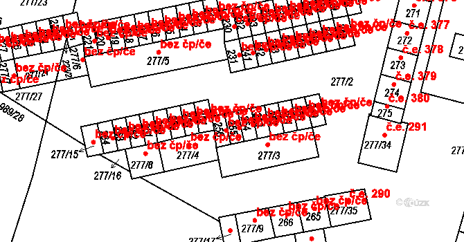 Chlumec 38809320 na parcele st. 255 v KÚ Chlumec u Chabařovic, Katastrální mapa