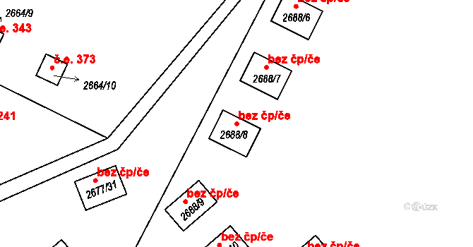 Doksy 39735320 na parcele st. 2688/8 v KÚ Doksy u Máchova jezera, Katastrální mapa