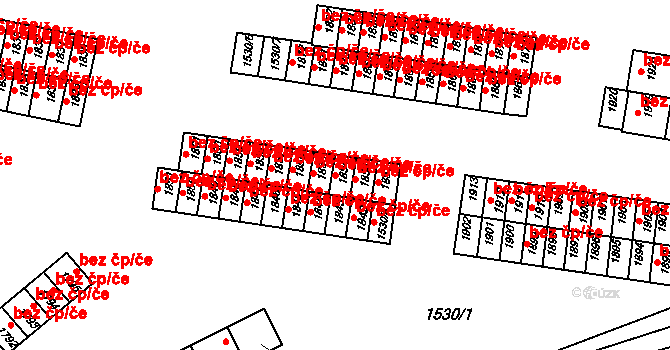 Mimoň 45914320 na parcele st. 1854 v KÚ Mimoň, Katastrální mapa