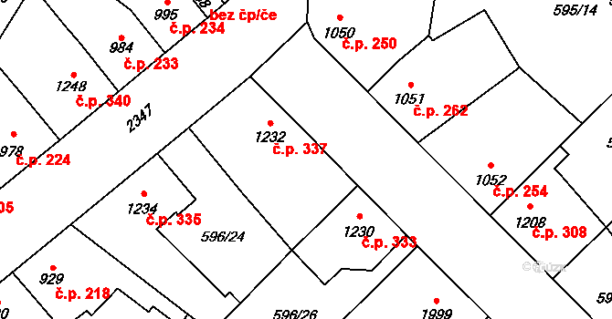 Beroun-Závodí 338, Beroun, Katastrální mapa