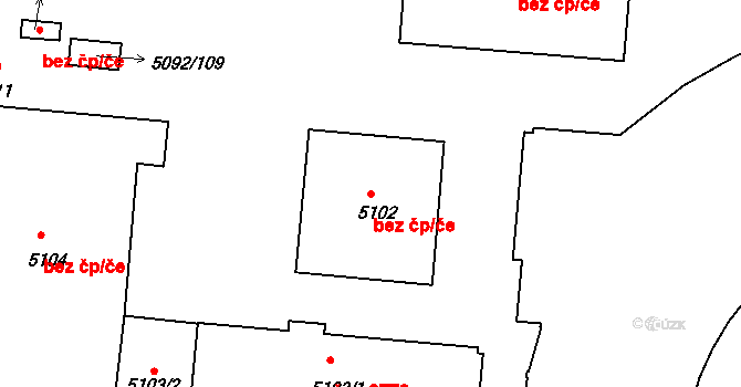 Louny 783, Katastrální mapa