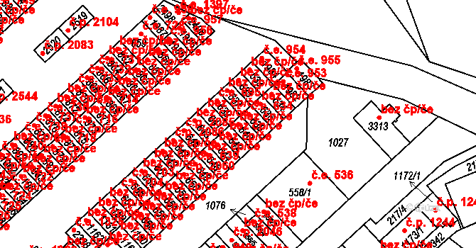 Sezimovo Ústí 43237321 na parcele st. 640 v KÚ Sezimovo Ústí, Katastrální mapa