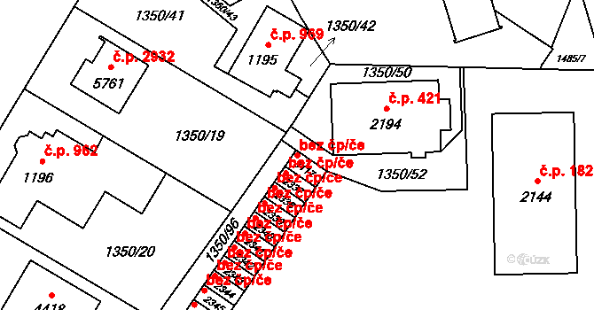 Šumperk 48523321 na parcele st. 3117 v KÚ Šumperk, Katastrální mapa