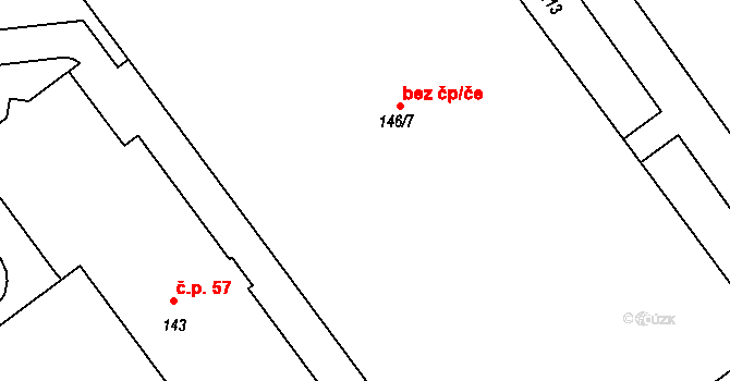 Otmarov 80089321 na parcele st. 146/7 v KÚ Otmarov, Katastrální mapa