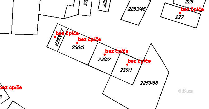 Litobratřice 38771322 na parcele st. 230/2 v KÚ Litobratřice, Katastrální mapa