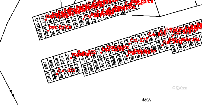 Litvínov 42056322 na parcele st. 619/10 v KÚ Hamr u Litvínova, Katastrální mapa