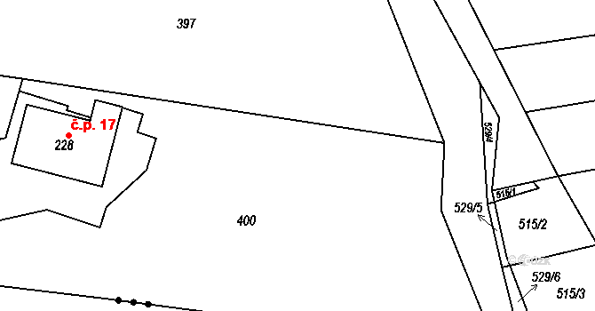 Tetín 45974322 na parcele st. 75/2 v KÚ Tetín, Katastrální mapa